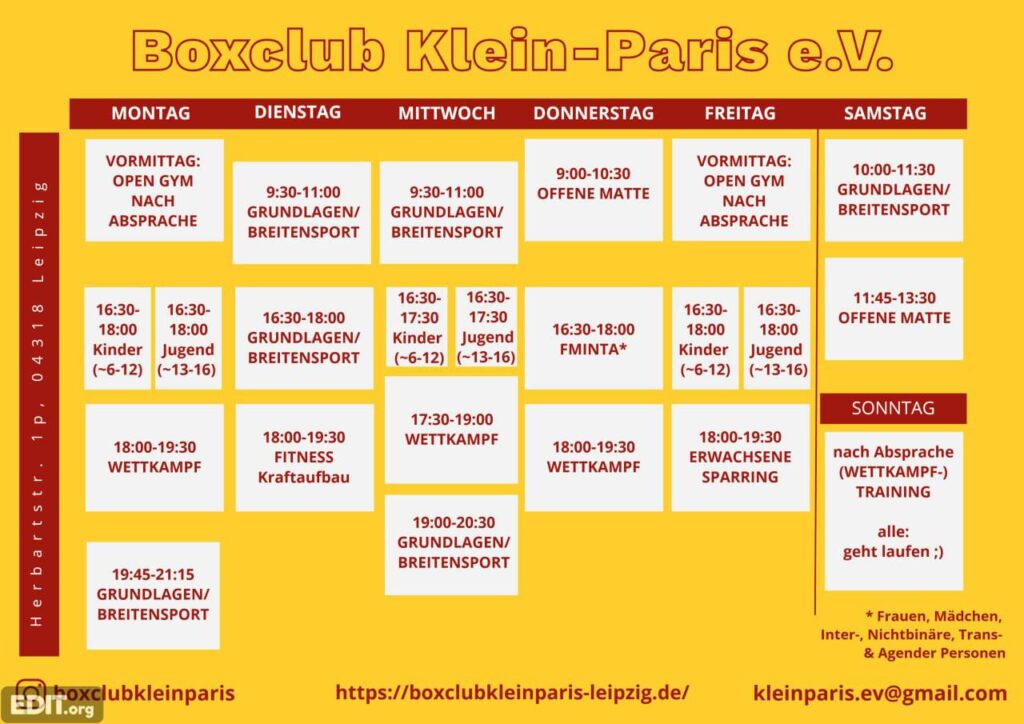 Trainingsplan ab Juni 2026